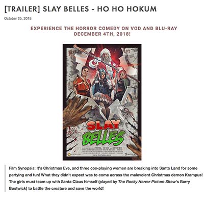  [TRAILER] SLAY BELLES - HO HO HOKUM